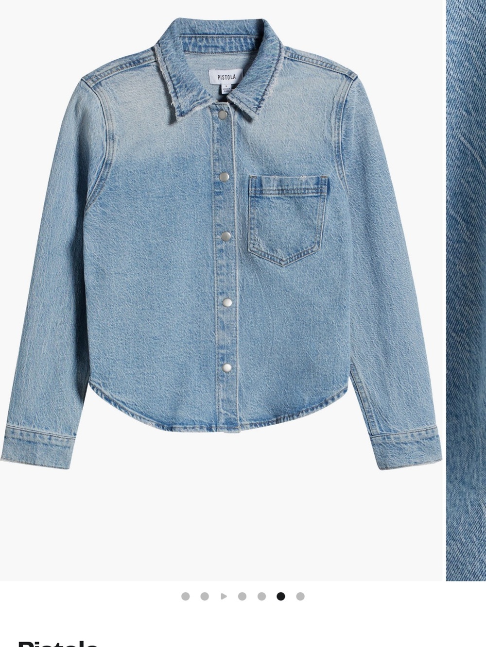 PISTOLA JULES SOLD OUT NWT DENIM SHIRT